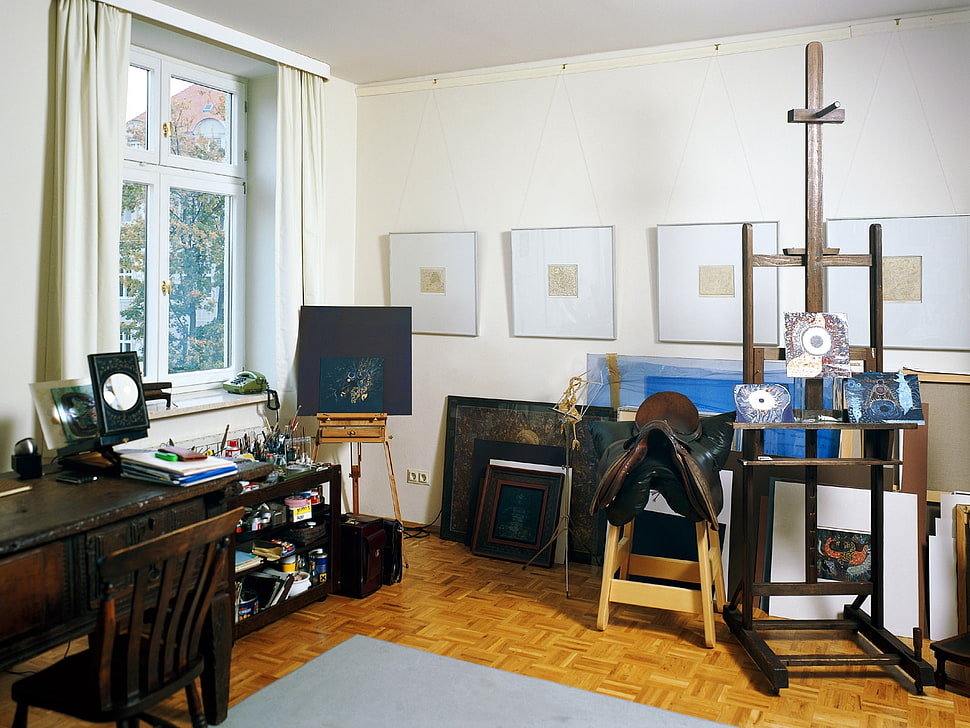 assorted wall arts near window HD wallpaper